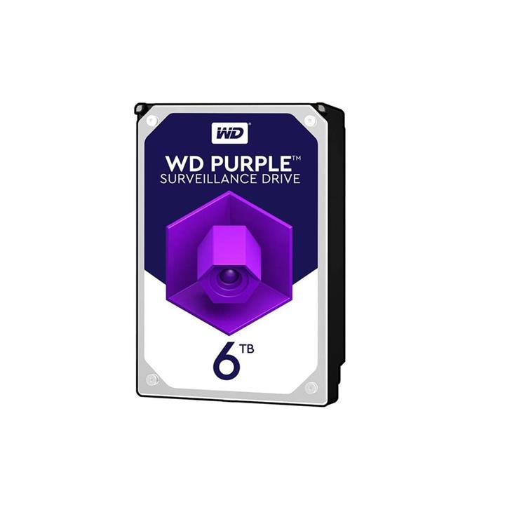 هارد دیسک اینترنال وسترن دیجیتال مدل Purple WD60IUOM ظرفیت 6 ترابایت